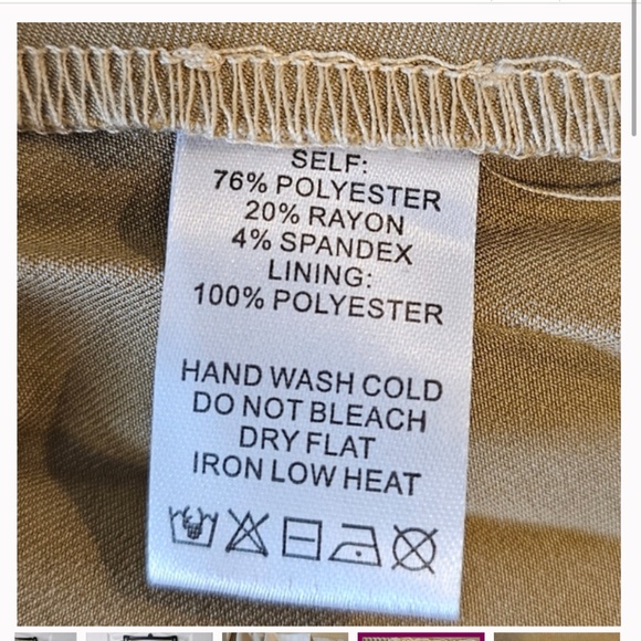 Anthropologie Strapless Neutral Mini Dress - Picture 7 of 8